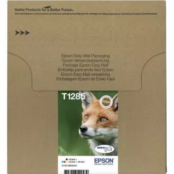 Epson Fox C13T12854510 rašalo kasetė 1 vnt. Originali juoda, žalsvai mėlyna, rausvai raudona, geltona