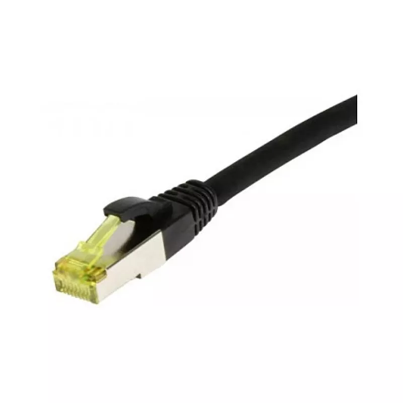 komutacinis kabelis RJ45, CAT6A 500 MHz, 5 m, juodas, S-STP(S/FTP), TPE/LSZH(Ultraflex), AWG26, su Cat.7 neapdorotu kabeliu, Synergy 21 (S217621)