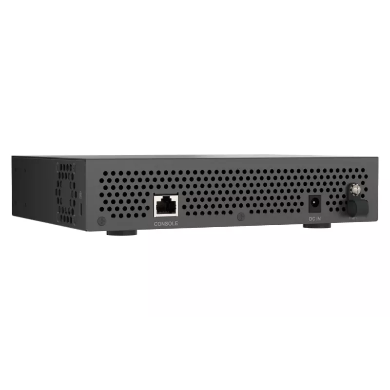 QNAP QSW-L3208-2C6T tinklo komutatorius Valdomas L2 10G Ethernet (100/1000/10000) Staliniams kompiuteriams Juodas