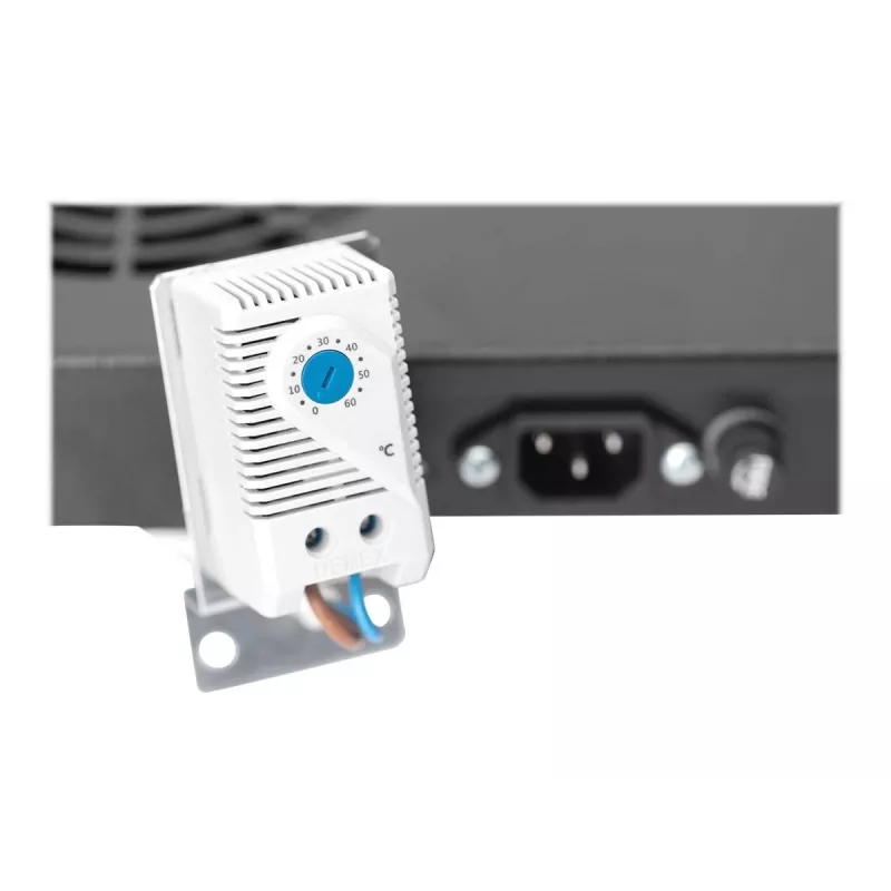 Vėdinamas tuščias skydelis Digitus DN-19 FAN-4-HO-SW