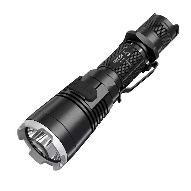 Nitecore MH27UV juodas rankinis LED žibintuvėlis