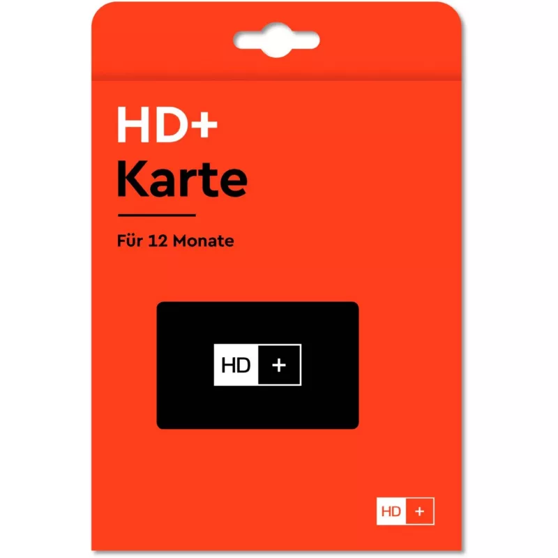 HD plus HD+ Kortelė su 12 mėnesių HD+ kanalų paketu
