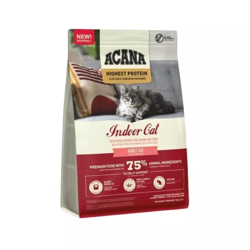 ACANA Highest Protein vidinis Cat – sausas kačių maistas – 1,8 kg