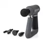 Nedis Sports Massage Gun, 6-Speed with 4 Attachments, Brushless Motor for Muscle Recovery & Relaxation, Triangular Handle, Rechargeable - Pilka