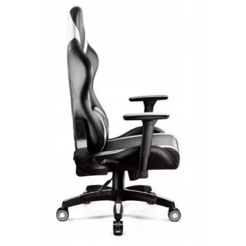 Diablo X-HORN 2.0. Įprasta žaidimų kėdė, juoda ir balta