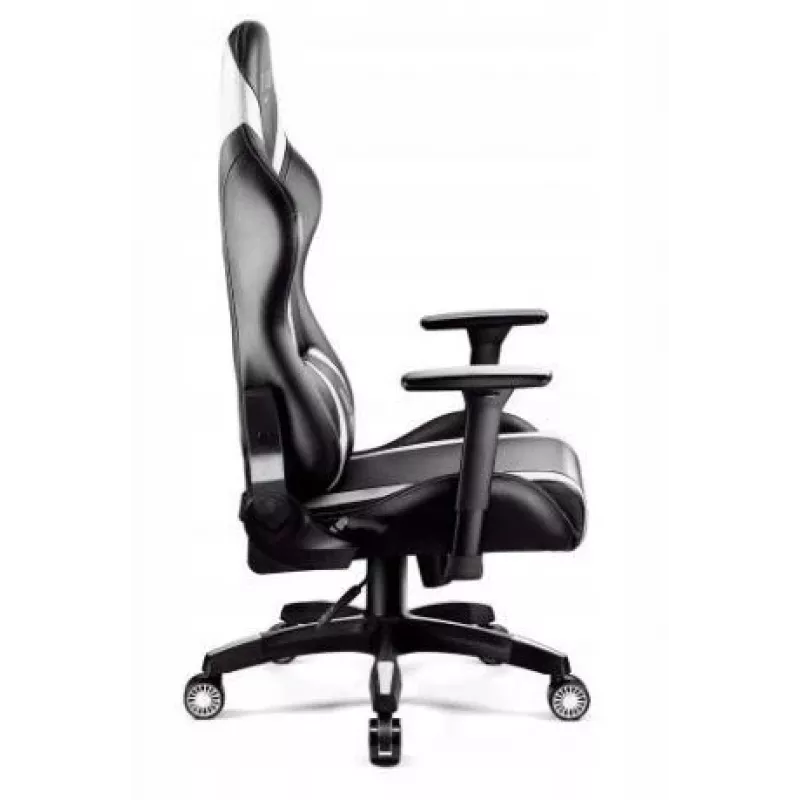 Diablo X-HORN 2.0. Įprasta žaidimų kėdė, juoda ir balta