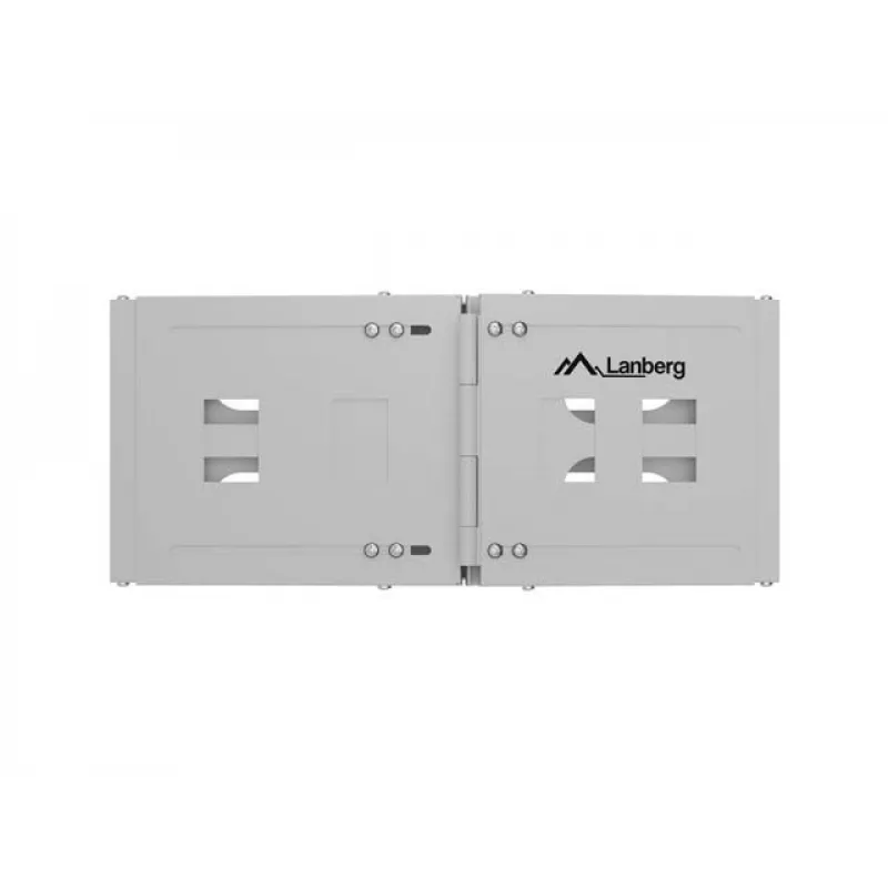 LANBERG stovo sieninis laikiklis 19 colių 4U — 497×400/240 mm, pilkas