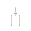 Kabinamos žymėjimo etiketės HERMA 6918 32x50 mm su raudonu siūlu