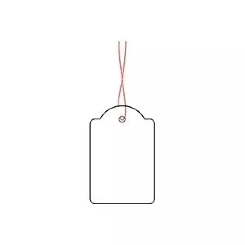 Kabinamos žymėjimo etiketės HERMA 6918 32x50 mm su raudonu siūlu