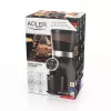 Profesionalus kavos malūnėlis, plieniniai girnų akmenys, 31 malimo nustatymas, Café 90g/m, Adler, AD4450, 300, Juoda