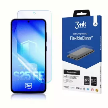 Grūdinto „FlexibleGlass“ ekrano apsauga 3MK, skirta „Samsung Galaxy S25 FE“, modelis 5903108673662
