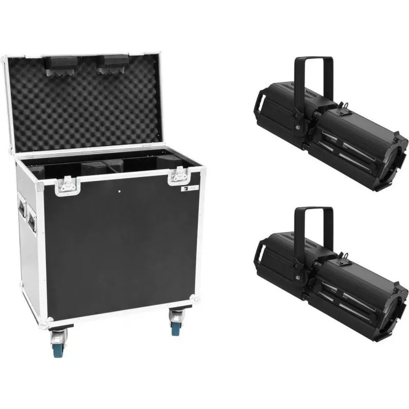 EUROLITE rinkinys 2x LED PFE-100 RGBW + dėklas (20000160)