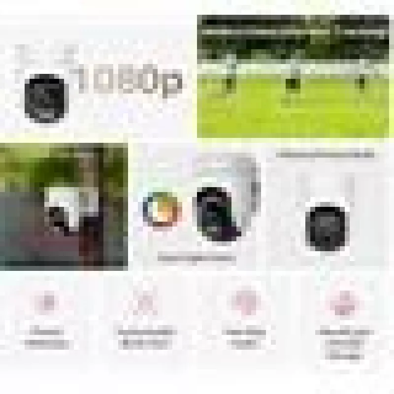 IP stebėjimo kamera MERCUSYS MC500 1080p WDR Wi‑Fi lauko lemputė IP65 PoE/DC 2 krypčių garsas 340° pasukimas 9x optinis priartinimas