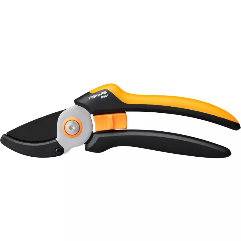 Fiskars Solid L P361 genėjimo žirklės priekalo tipo juoda, oranžinė