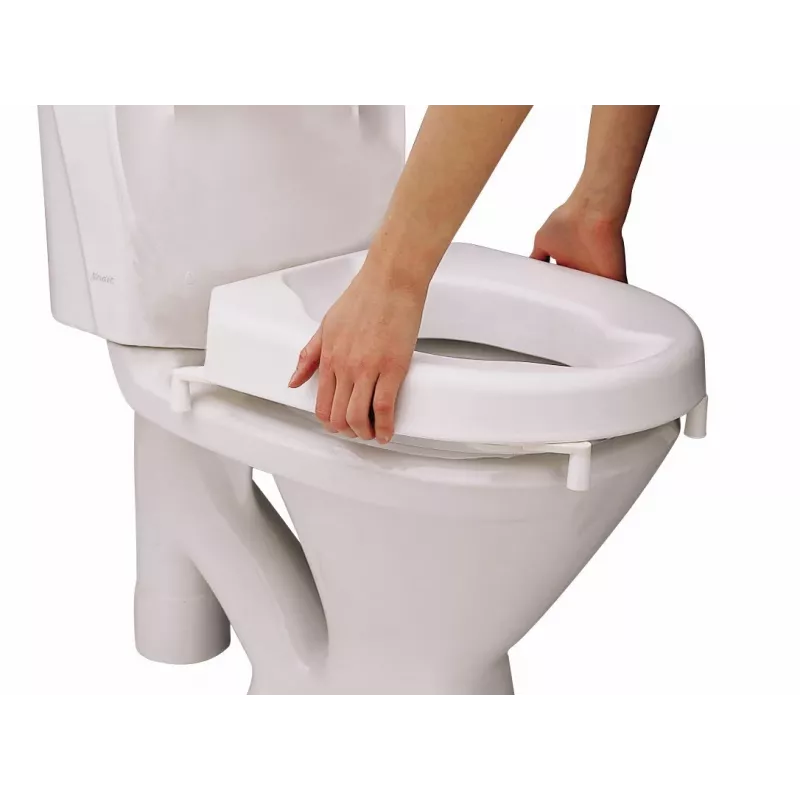 Etac Hi-Loo paaukštinta tualeto sėdynė su dangčiu, 10 cm