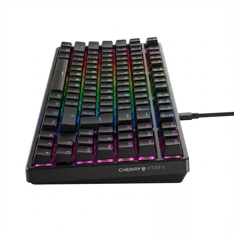 Mechaninė klaviatūra Cherry klaviatūra XTRFY MX 3.1 RGB juoda su Cherry jungikliais G80-3890LJAPO-2