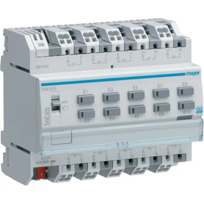 Hager TXA310 Pilka