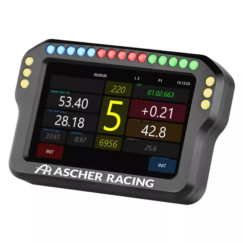 Vairavimo skydelis Ascher Racing 4 colių modelis 76080028 sim lenktynių sistemoms