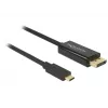 Vaizdo kabelio adapteris USB Type-C DisplayPort DeLOCK 85255