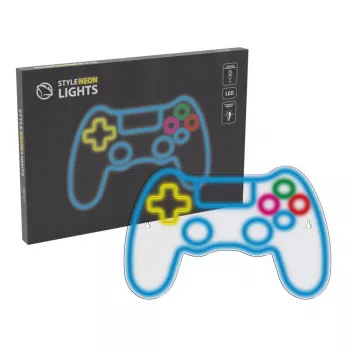 Laidinis USB žaidimų pultas MANTA SNL63MT Neon Lights — PC valdiklis su USB jungtimi