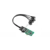 Moxa CP-104EL-A-DB9M PCIe serijinė ir lygiagrečioji kortelė
