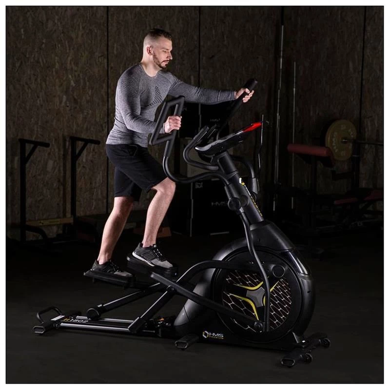 HMS Fitness H1802 elektromagnetinis elipsinis treniruoklis, juodas