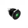 DimasTech vandalams atsparus mygtukas 25mm Juodaline Dot RGB (PD224)
