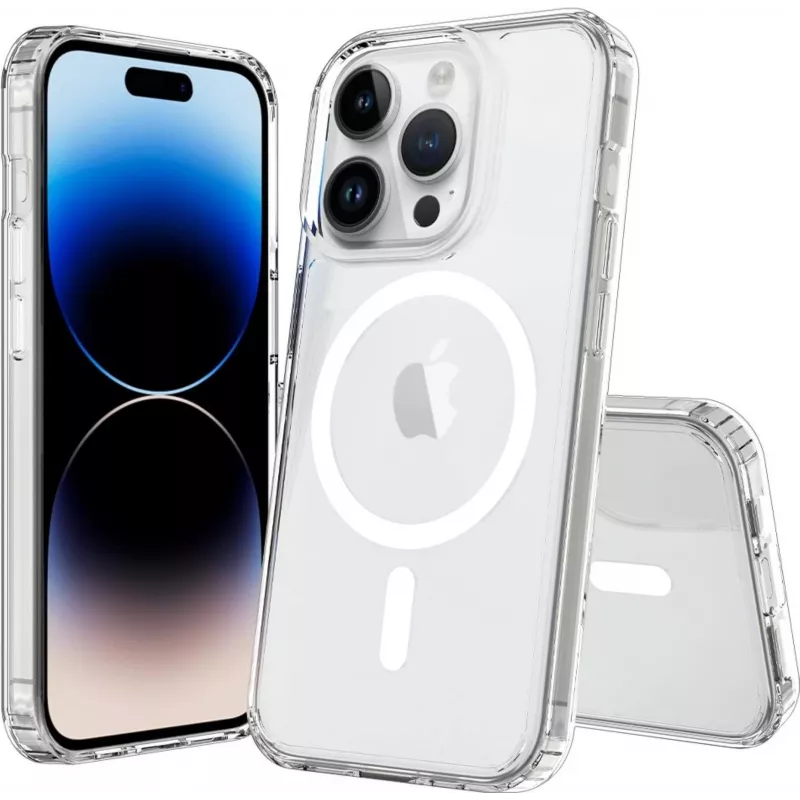 Dėklas JT BERLIN Pankow Clear MagSafe, skirtas iPhone 15 Pro Max 17 cm