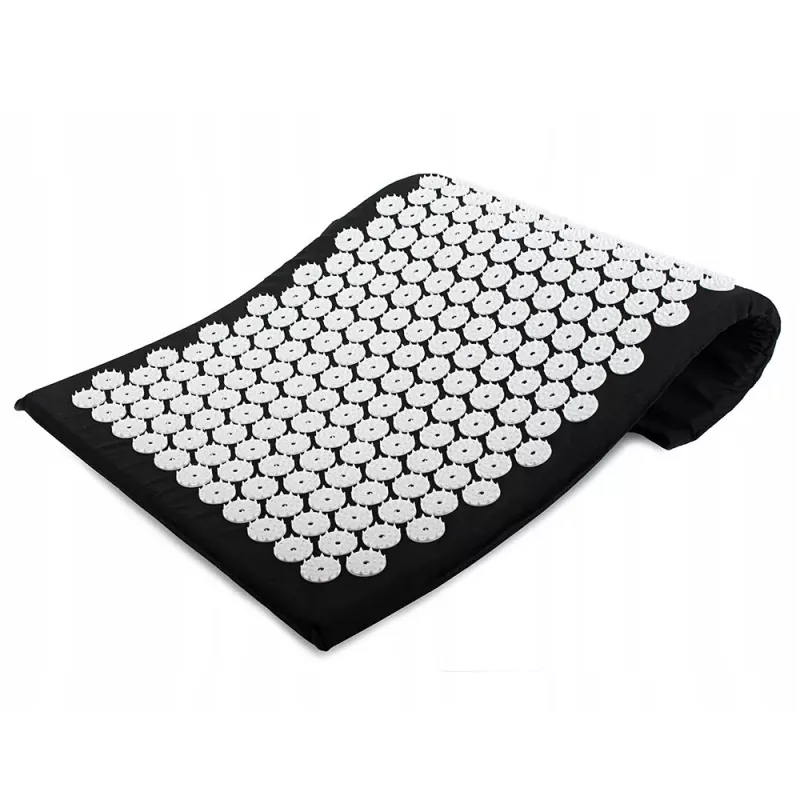Akupresūrinis kilimėlis Extralink Acupressure mat juodas 65x40 cm