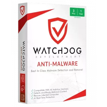 Watchdog Anti-Malware 3PC 1 metai tik Europai