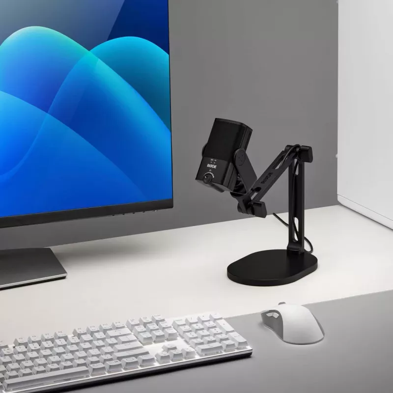RØDE DS2 - kompaktiškas stalinis stovas mikrofonams, kameroms, išmaniesiems telefonams, apšvietimui