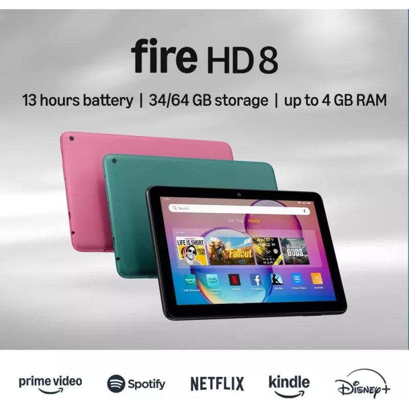 Planšetė Amazon Fire HD 8 8 colių 2 GHz 3 GB 32 GB