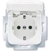 BUSCH JAEGER 20 EUKB-214 - CEE 7/3 - 2P+E - Balta - 250 V - 16 A - 71 mm