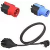 Kištukinio adapterio rinkinys NRGkick NRGkick Smart Attachment Set Standard juoda mėlyna raudona