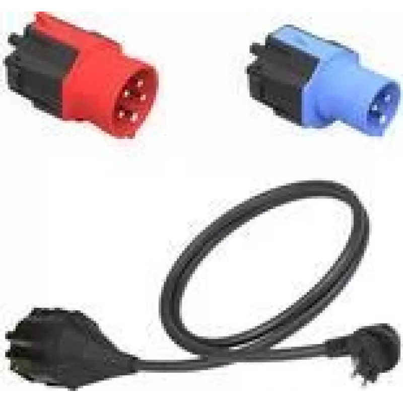 Kištukinio adapterio rinkinys NRGkick NRGkick Smart Attachment Set Standard juoda mėlyna raudona