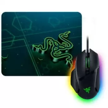 Žaidimų pelės ir mobilios pelės kilimėlio rinkinys „Razer Basilisk V3“ su „Goliathus Mobile“ (juodos spalvos)