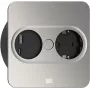 Kištukinis lizdas Tipas F + USB A + USB C Bachmann 946.005 Nerūdijantis plienas