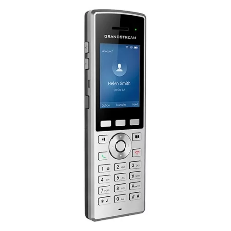 Grandstream Networks WP822 IP telefonas juodas, sidabrinis 2 linijos LCD Wi-Fi