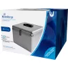 MEDIARANGE BOX76 - Dėžutė diskams - 300 diskų - Sidabrinė - Flisas - Plastikas - Mediena - 120 mm - Aliuminis