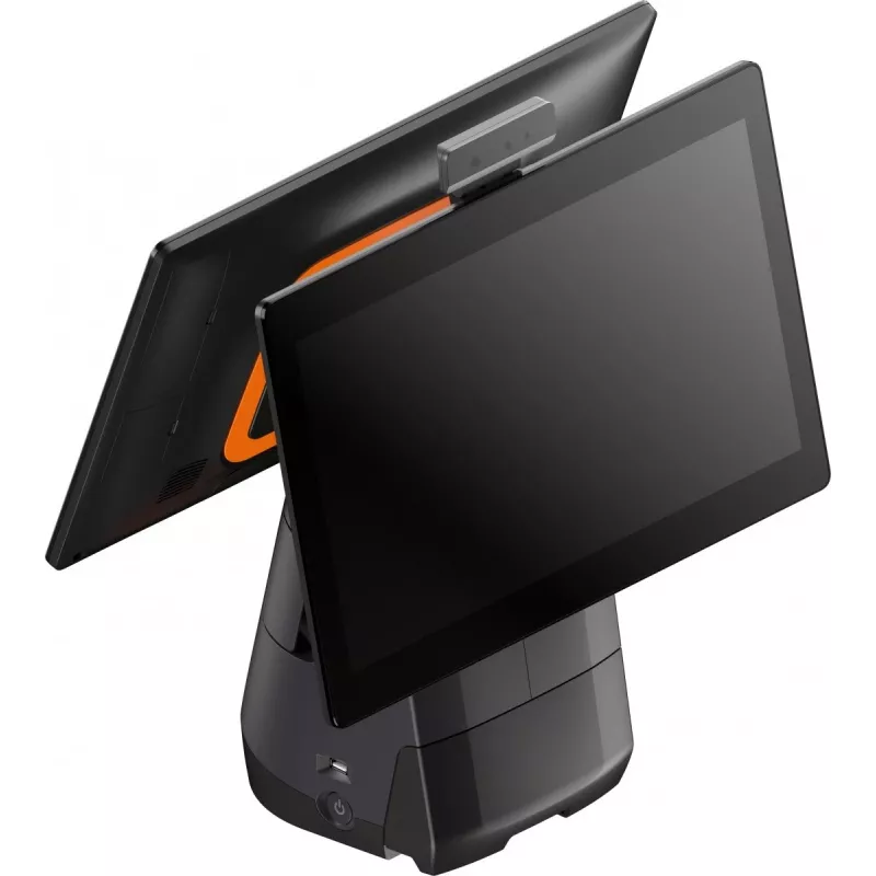 Stalinis POS T2s, Android 9, 15.6+10 col., 4/64GB, 80mm, WiFi