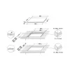 WHIRLPOOL indukcinė kaitlentė WL B4560 NE/W, 60 cm, balta