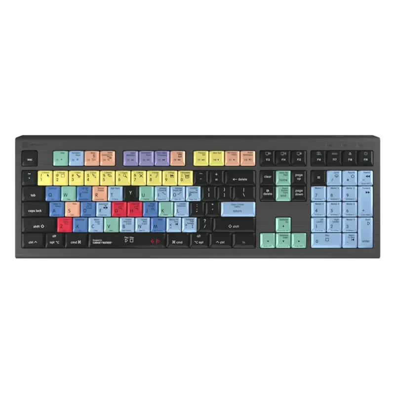 Logickeyboard LKB-CBASE-A2M-UK klaviatūra universali USB QWERTY UK anglų k. juoda