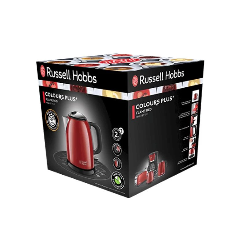 Elektrinis virdulys Russell Hobbs 1 L 2400 W juodas raudonas