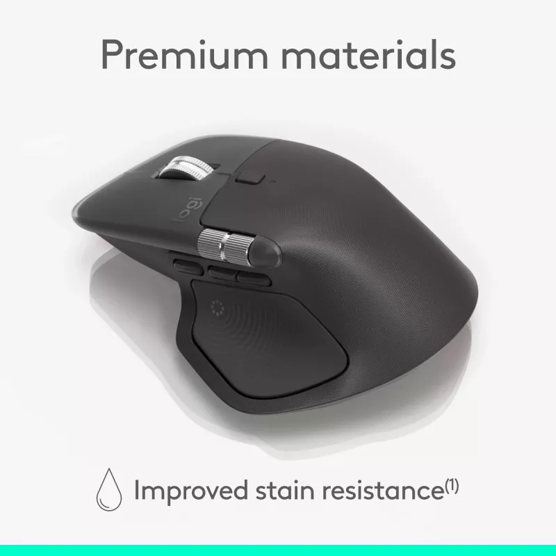 Logitech Logitech MX Master 4 for Business pelė - belaidė + Bluetooth, 8000 DPI, grafito | Logitech