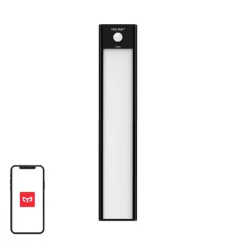 Spintos sensorinis šviestuvas Yeelight A20 20 cm 1,2 W — maitinamas baterijomis PIR LED, 100 lm, 4000 K, USB-C įkraunamas