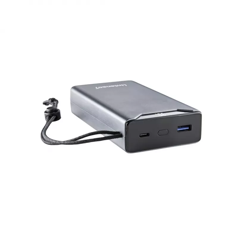 Išorinė baterija INTENSO 7332054 — 20000 mAh, PD 3.0 & QC 3.0, 20 W, USB-A + USB-C, pilka