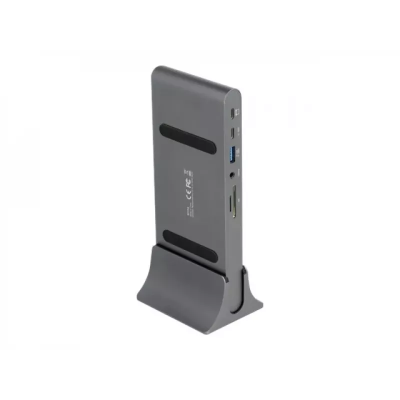 Dokingo stotis DeLOCK USB Type-C DP 1.4 Trigubas 4K Ekranas