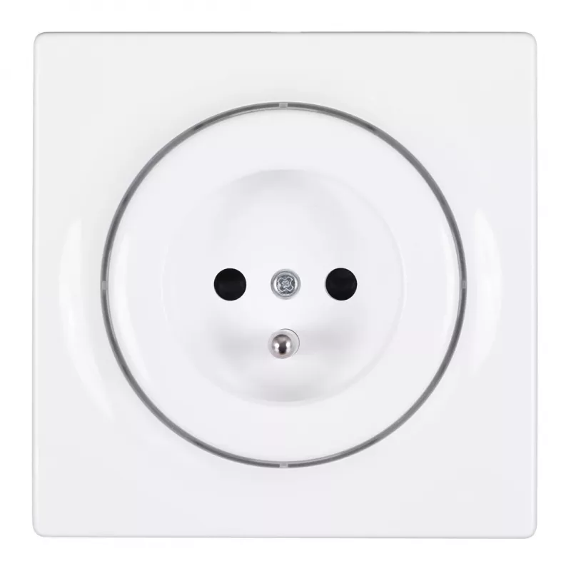 Fibaro lizdas Walli Outlet N Type E antracito spalvos FGWSONE-011-8