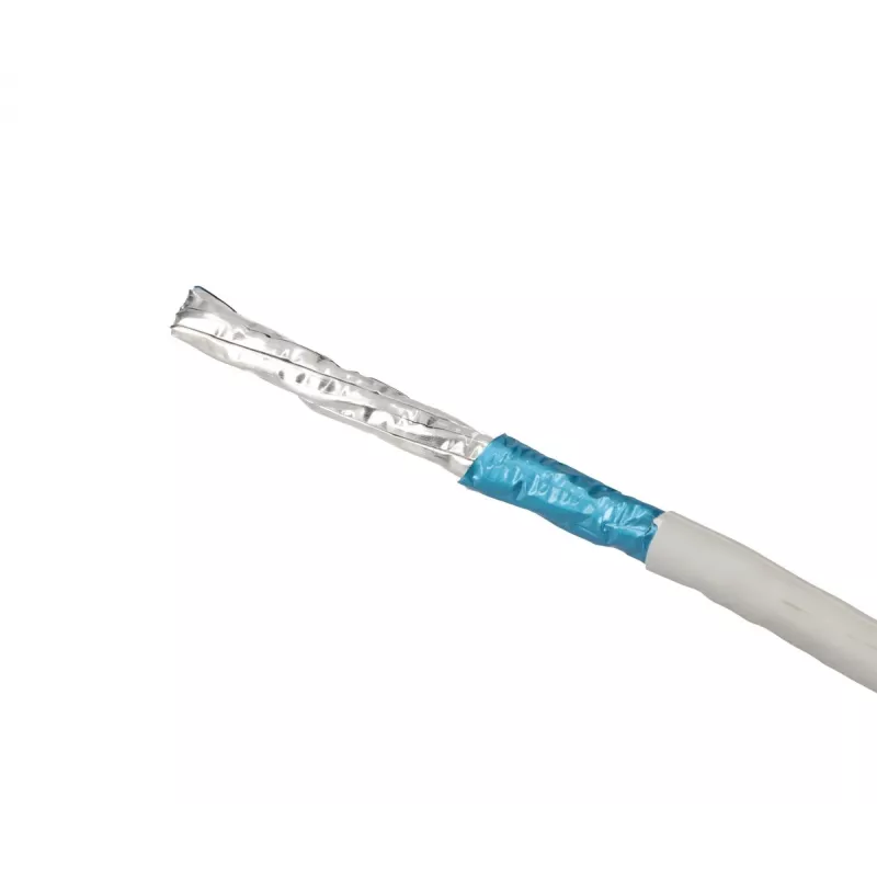 Tinklo kabelis Extralink vytos poros CAT6A FTP (F/FTP) V2 vidinis 500 m pilkas