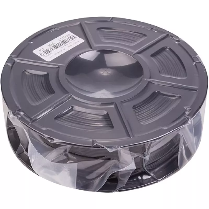 3D spausdinimo gija PLA, 1,75 mm, 1 kg, juoda